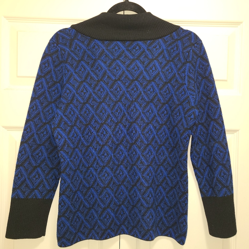 Pendleton Diamond Pattern Sweater Women's Size La… - image 3
